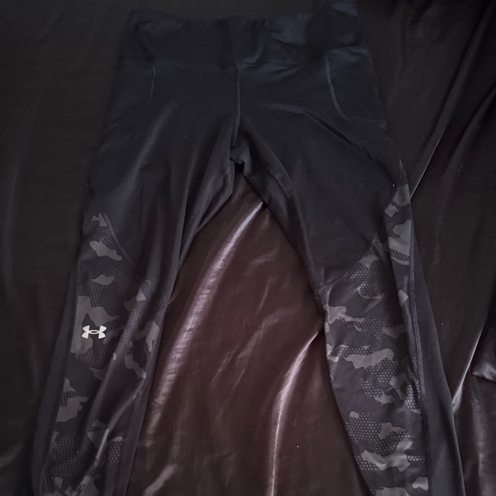 Under Armour Black Camouflage Leggings
